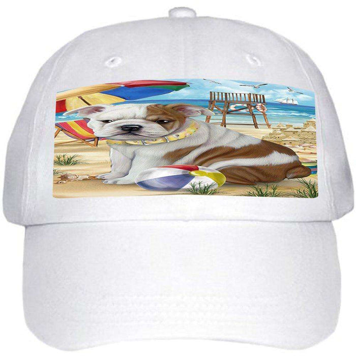 Pet Friendly Beach Bulldog Ball Hat Cap HAT49611