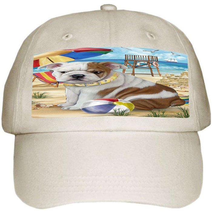 Pet Friendly Beach Bulldog Ball Hat Cap HAT49611