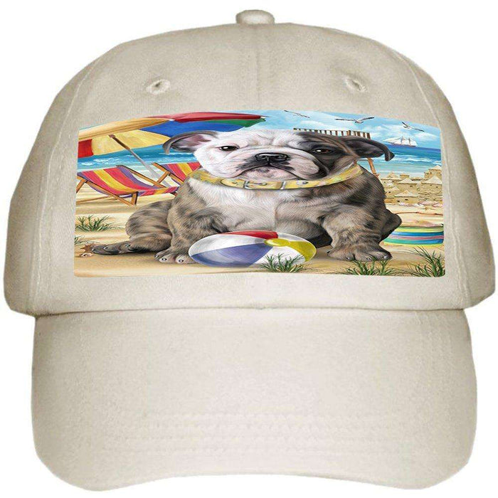 Pet Friendly Beach Bulldog Ball Hat Cap HAT49614