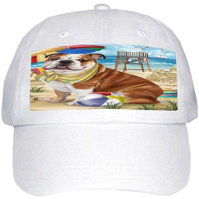 Pet Friendly Beach Bulldog Ball Hat Cap HAT49617