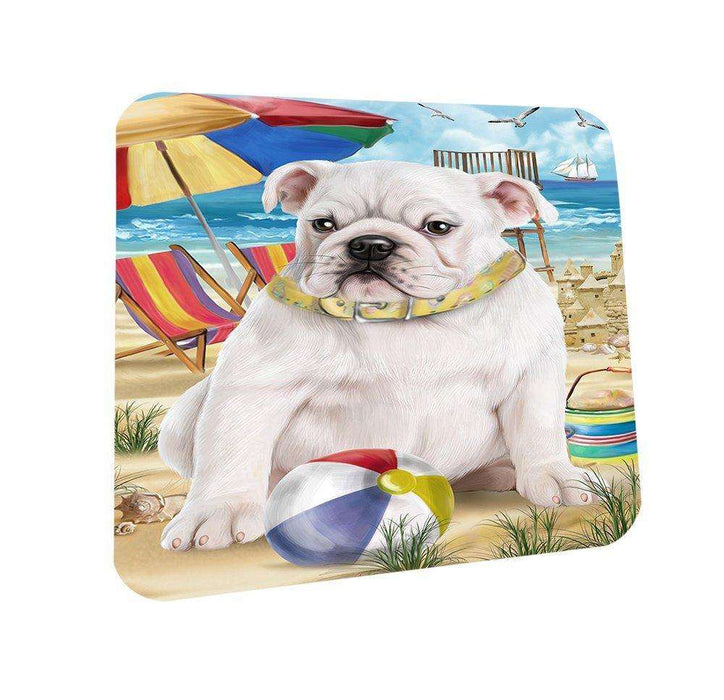 Pet Friendly Beach Bulldog Coasters Set of 4 CST48583