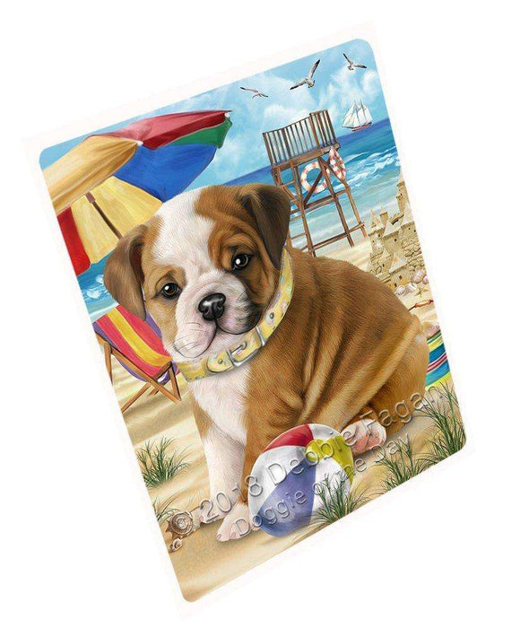 Pet Friendly Beach Bulldog Large Refrigerator / Dishwasher RMAG51138