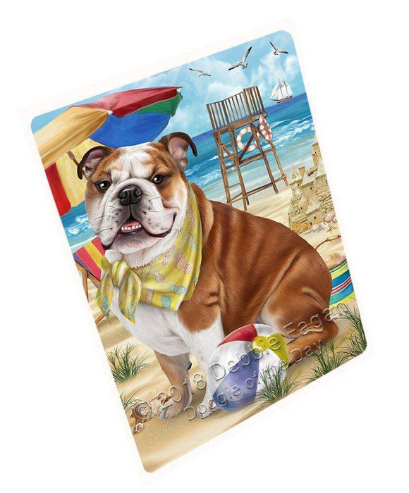 Pet Friendly Beach Bulldog Large Refrigerator / Dishwasher RMAG51156