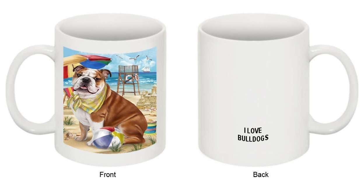 Pet Friendly Beach Bulldog Mug MUG48440