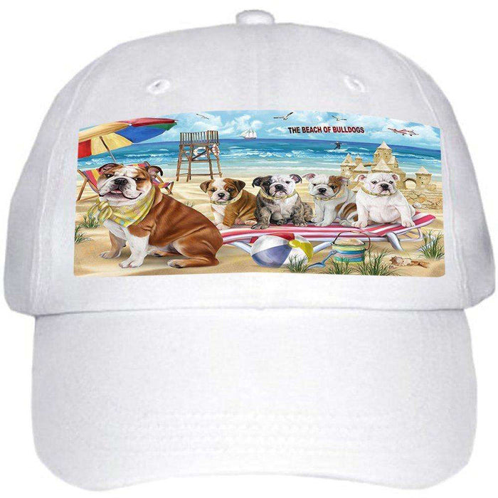 Pet Friendly Beach Bulldogs Ball Hat Cap HAT49602