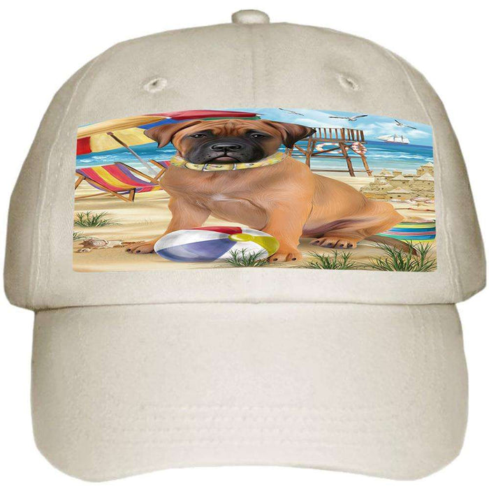 Pet Friendly Beach Bullmastiff Dog  Ball Hat Cap HAT53787