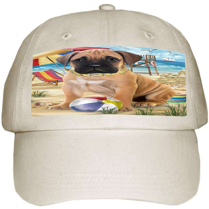 Pet Friendly Beach Bullmastiff Dog  Ball Hat Cap HAT53793