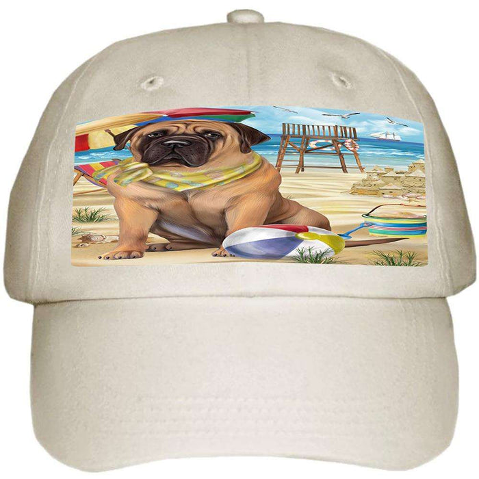 Pet Friendly Beach Bullmastiff Dog  Ball Hat Cap HAT53796