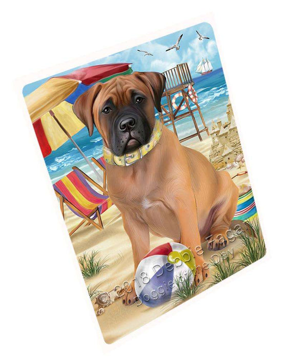 Pet Friendly Beach Bullmastiff Dog Magnet Mini (3.5" x 2") MAG53922