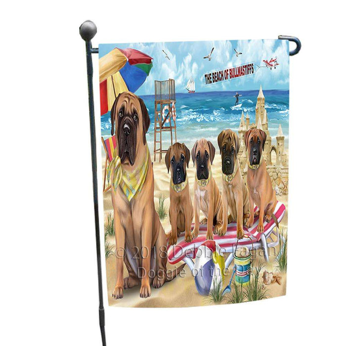 Pet Friendly Beach Bullmastiffs Dog Garden Flag GFLG49845