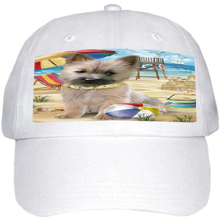 Pet Friendly Beach Cairn Terrier Dog Ball Hat Cap HAT49623