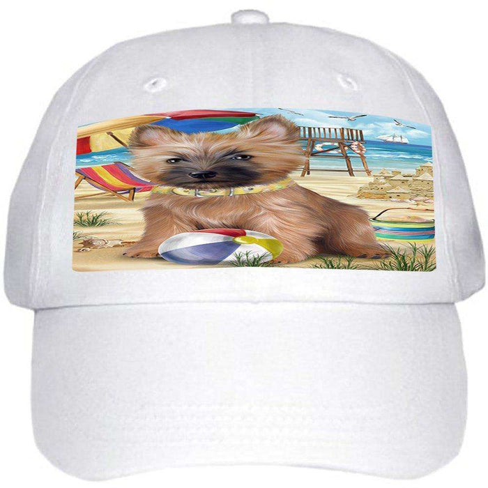 Pet Friendly Beach Cairn Terrier Dog Ball Hat Cap HAT49629