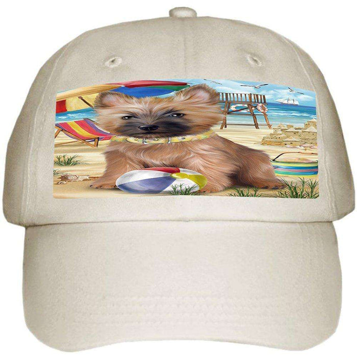 Pet Friendly Beach Cairn Terrier Dog Ball Hat Cap HAT49629