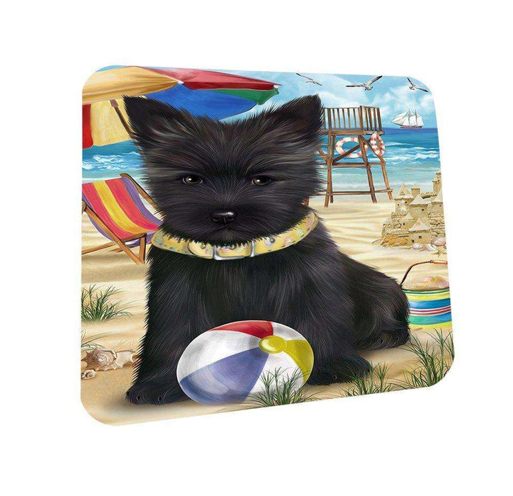 Pet Friendly Beach Cairn Terrier Dog Coasters Set of 4 CST48590
