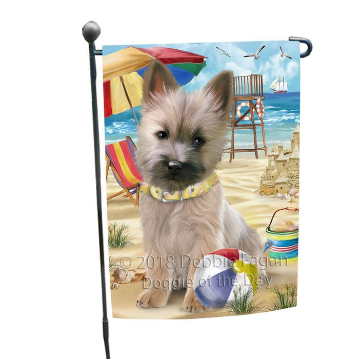 Pet Friendly Beach Cairn Terrier Dog Garden Flag GFLG48539