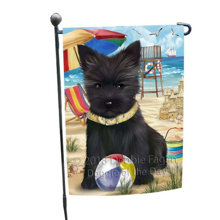 Pet Friendly Beach Cairn Terrier Dog Garden Flag GFLG48540