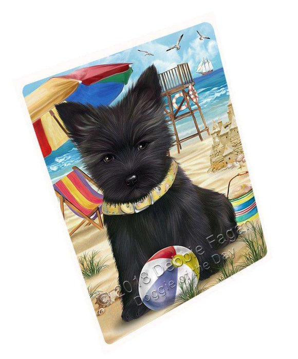 Pet Friendly Beach Cairn Terrier Dog Large Refrigerator / Dishwasher RMAG51174