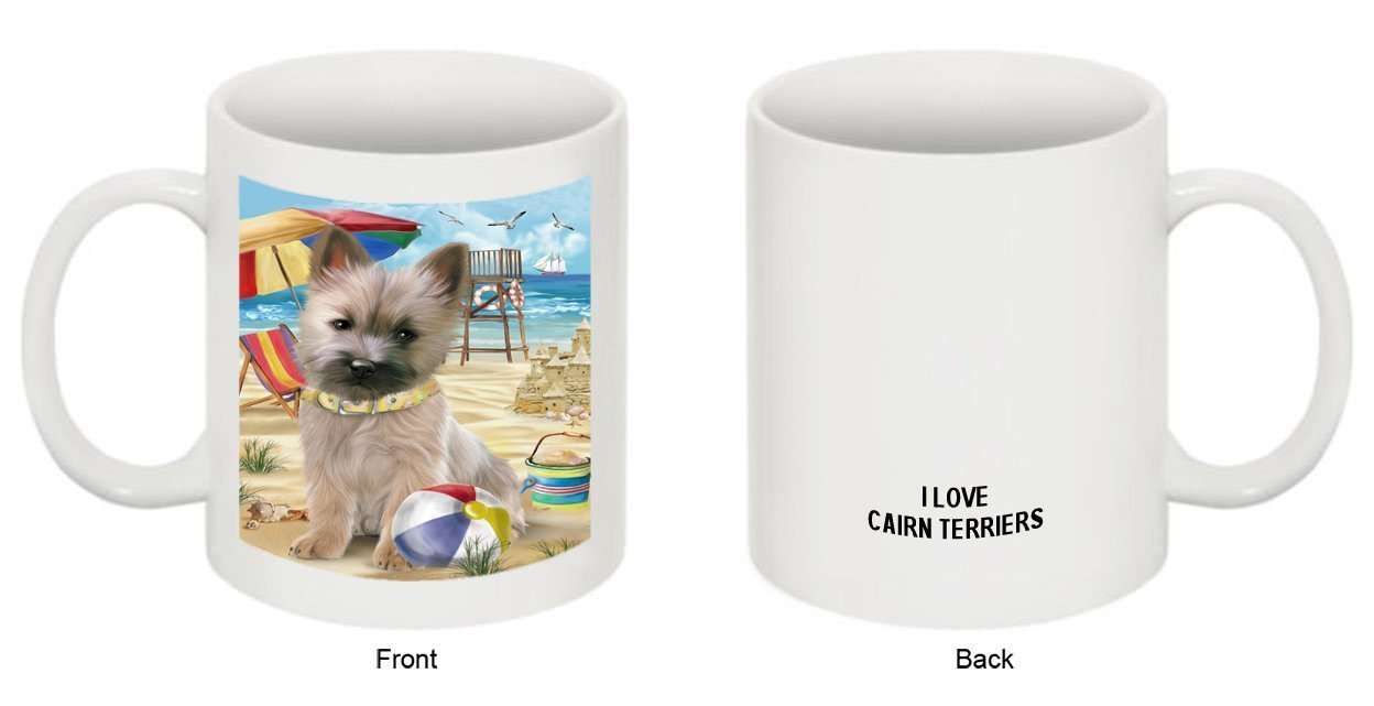 Pet Friendly Beach Cairn Terrier Dog Mug MUG48443
