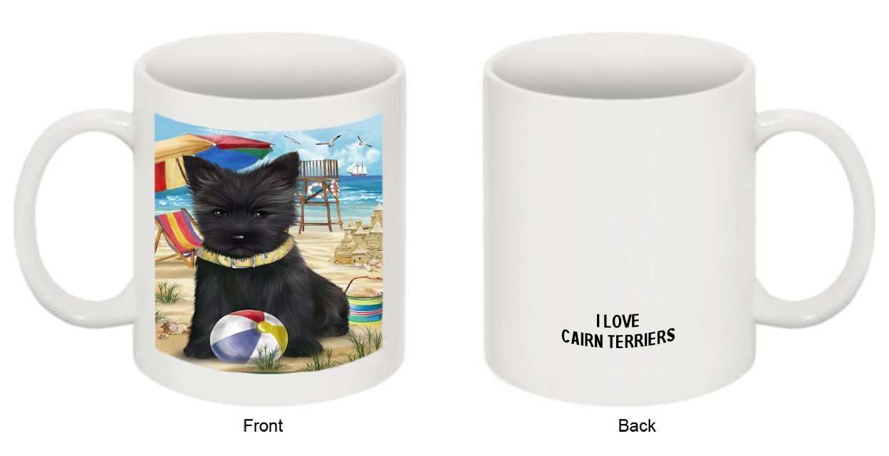 Pet Friendly Beach Cairn Terrier Dog Mug MUG48444