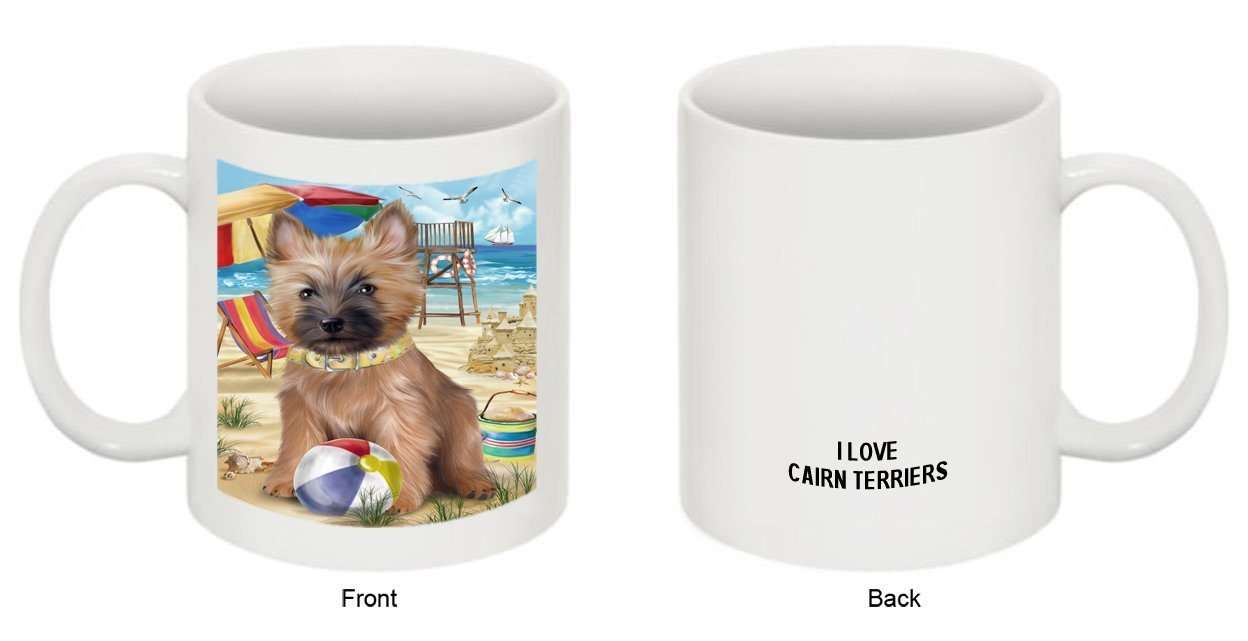 Pet Friendly Beach Cairn Terrier Dog Mug MUG48445