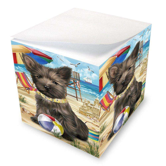 Pet Friendly Beach Cairn Terrier Dog Note Cube NOC48629