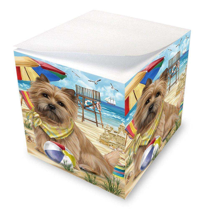 Pet Friendly Beach Cairn Terrier Dog Note Cube NOC48633
