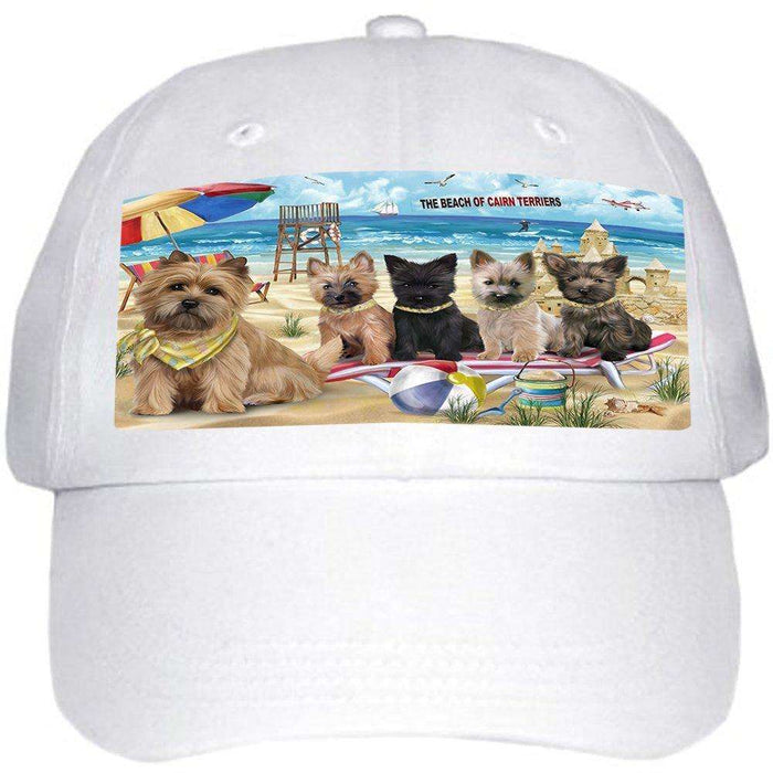 Pet Friendly Beach Cairn Terriers Dog Ball Hat Cap HAT49635