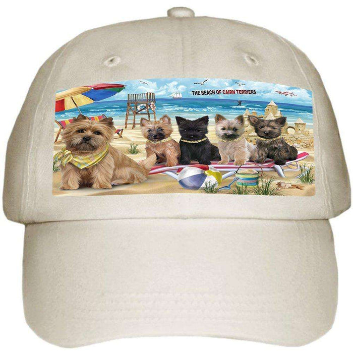 Pet Friendly Beach Cairn Terriers Dog Ball Hat Cap HAT49635