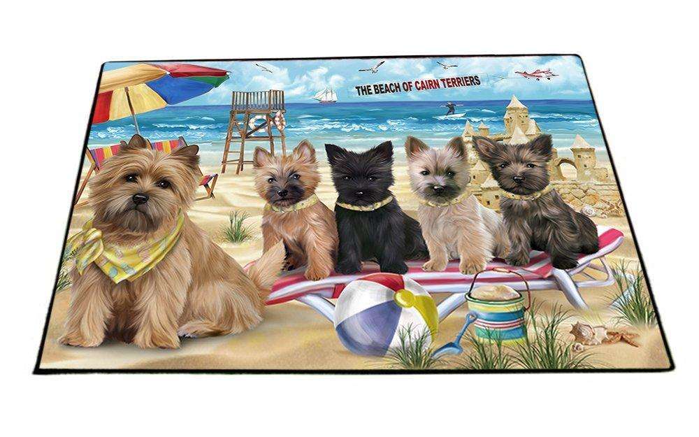 Pet Friendly Beach Cairn Terriers Dog Floormat FLMS49257