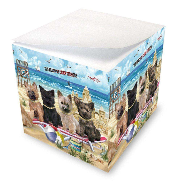 Pet Friendly Beach Cairn Terriers Dog Note Cube NOC48634