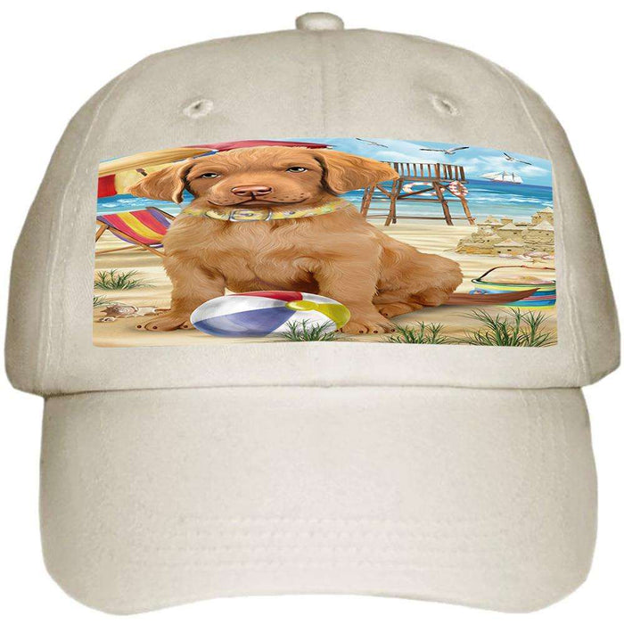 Pet Friendly Beach Chesapeake Bay Retriever Dog  Ball Hat Cap HAT53811