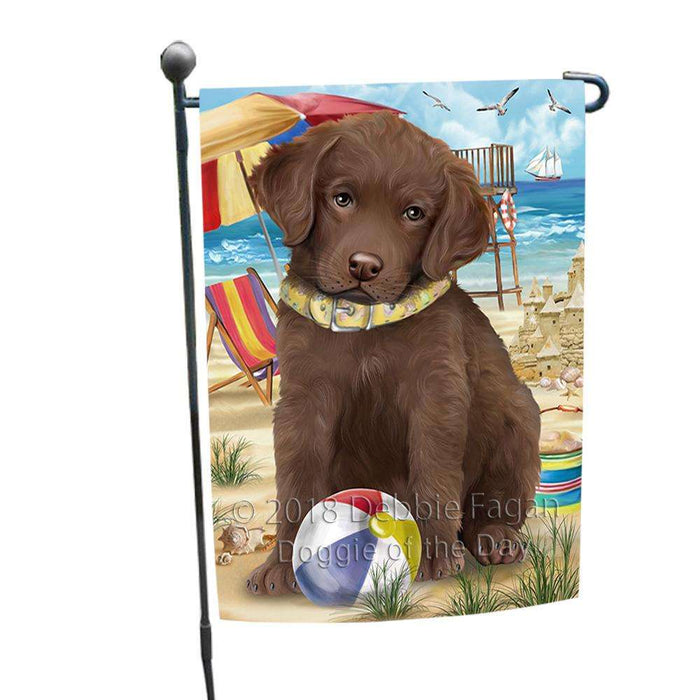 Pet Friendly Beach Chesapeake Bay Retriever Dog Garden Flag GFLG49852