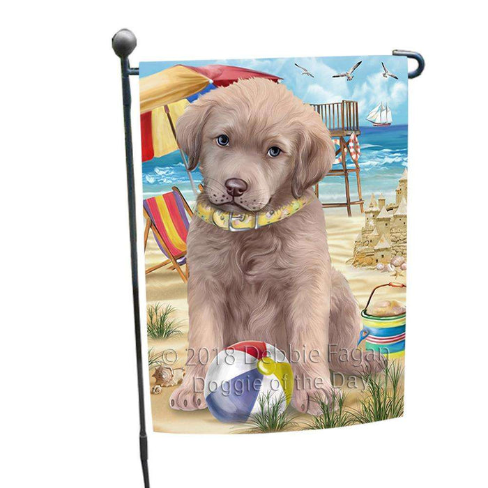 Pet Friendly Beach Chesapeake Bay Retriever Dog Garden Flag GFLG49854