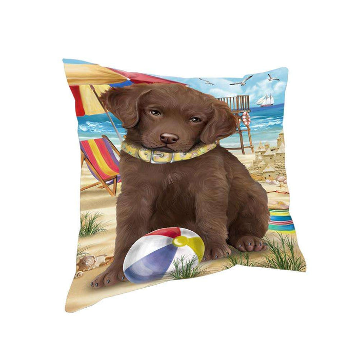 Pet Friendly Beach Chesapeake Bay Retriever Dog Pillow PIL55948