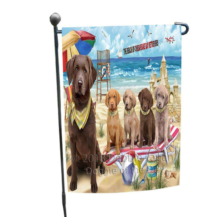 Pet Friendly Beach Chesapeake Bay Retrievers Dog Garden Flag GFLG49851
