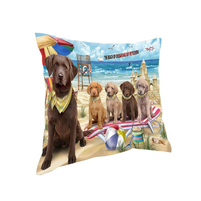 Pet Friendly Beach Chesapeake Bay Retrievers Dog Pillow PIL55944