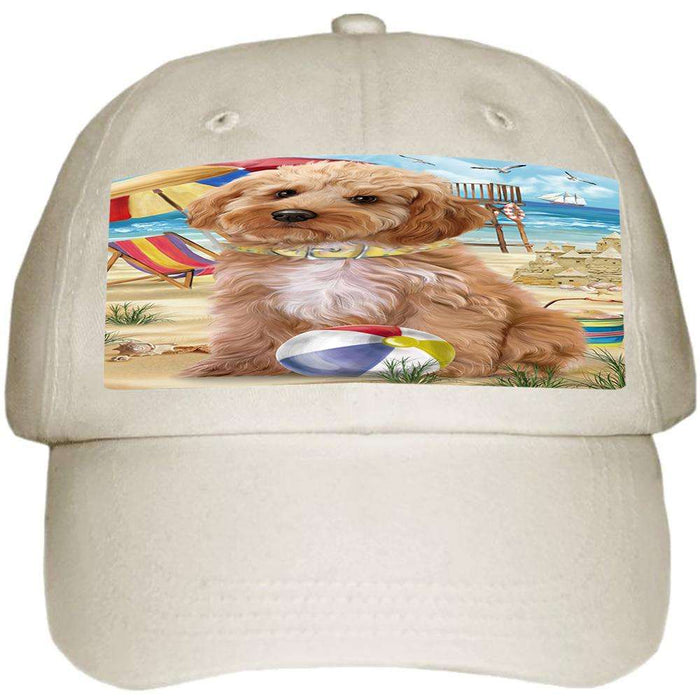 Pet Friendly Beach Cockapoo Dog Ball Hat Cap HAT58404