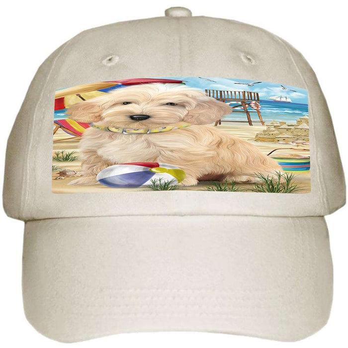 Pet Friendly Beach Cockapoo Dog Ball Hat Cap HAT58410
