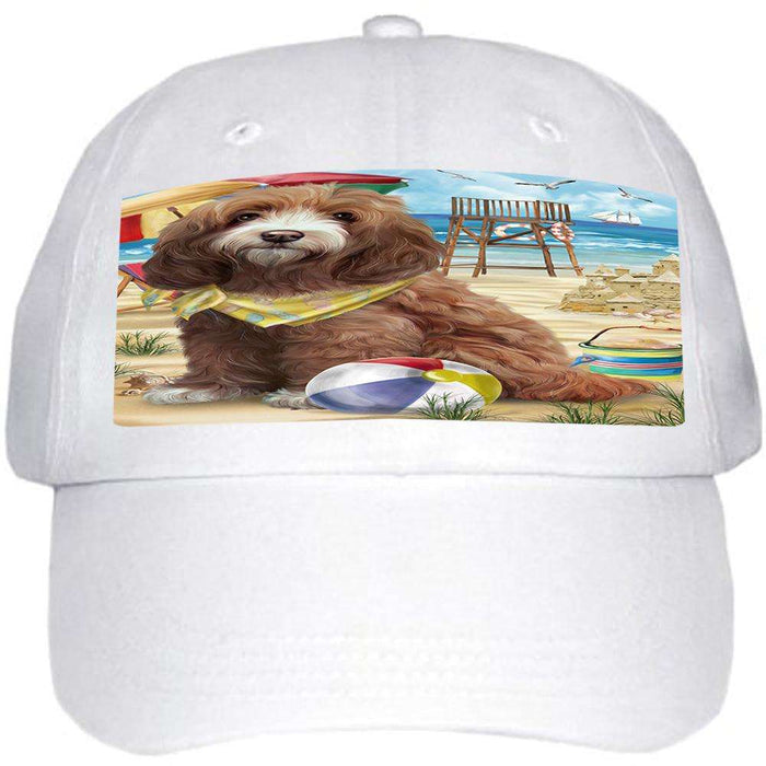 Pet Friendly Beach Cockapoo Dog Ball Hat Cap HAT58416