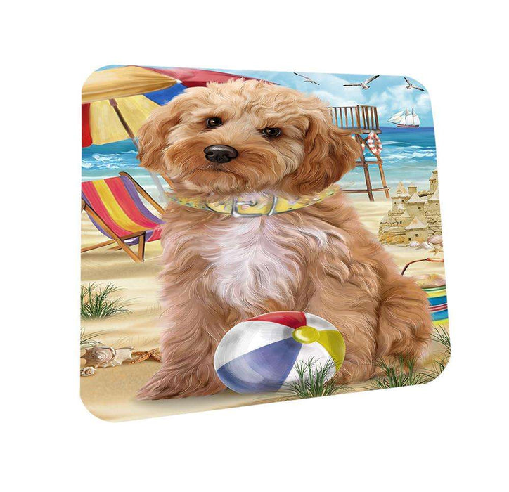 Pet Friendly Beach Cockapoo Dog Coasters Set of 4 CST51516