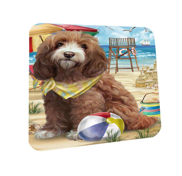 Pet Friendly Beach Cockapoo Dog Coasters Set of 4 CST51520