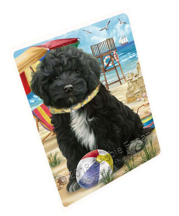 Pet Friendly Beach Cockapoo Dog Cutting Board C58929