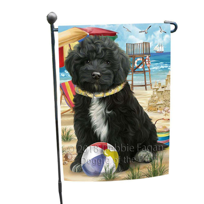 Pet Friendly Beach Cockapoo Dog Garden Flag GFLG51557