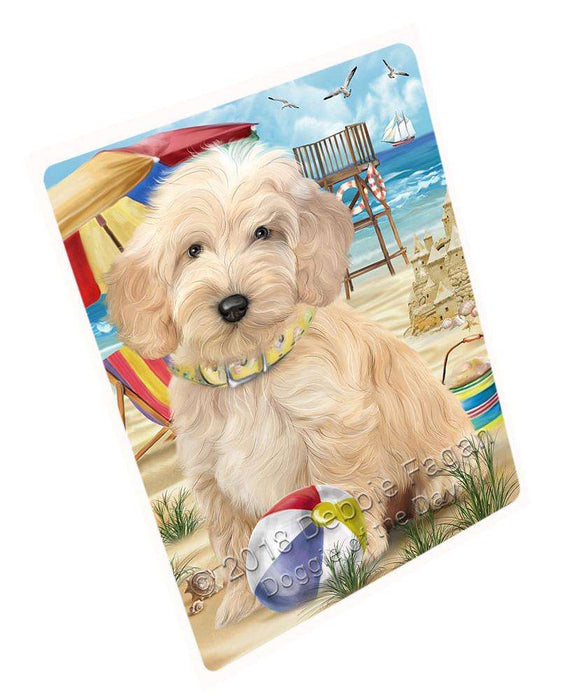 Pet Friendly Beach Cockapoo Dog Magnet Mini (3.5" x 2") MAG58926