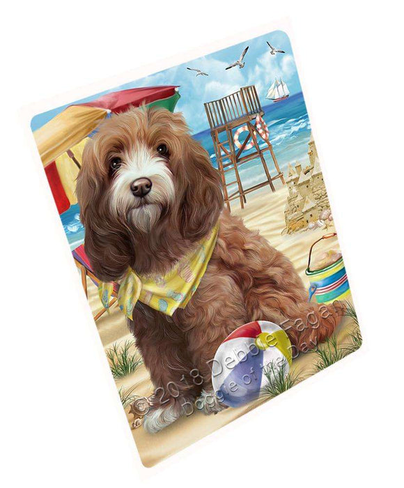 Pet Friendly Beach Cockapoo Dog Magnet Mini (3.5" x 2") MAG58932