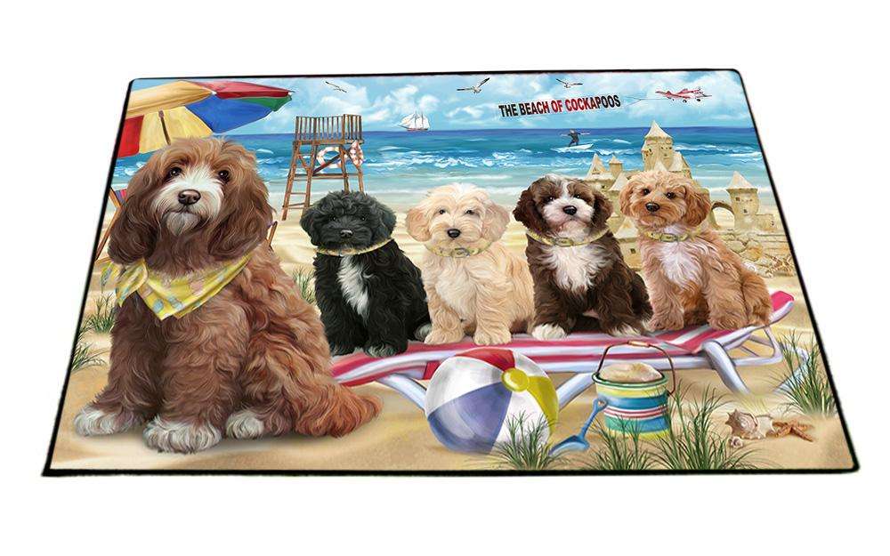 Pet Friendly Beach Cockapoos Dog Floormat FLMS51189
