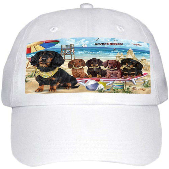 Pet Friendly Beach Dachshunds Dog Ball Hat Cap HAT49653
