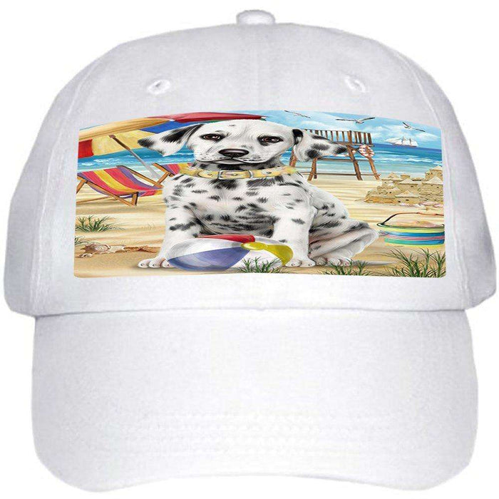 Pet Friendly Beach Dalmatian Dog Ball Hat Cap HAT49659
