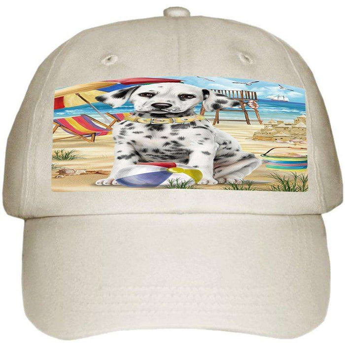 Pet Friendly Beach Dalmatian Dog Ball Hat Cap HAT49659