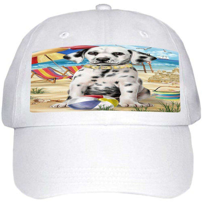 Pet Friendly Beach Dalmatian Dog Ball Hat Cap HAT49662